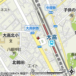 情熱ギョーザ大高駅前店周辺の地図