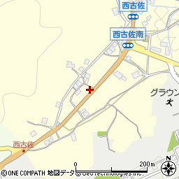 兵庫県丹波篠山市西古佐459-1周辺の地図