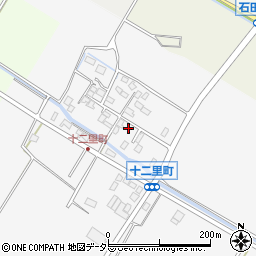 滋賀県守山市十二里町304-3周辺の地図