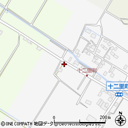 滋賀県守山市十二里町202周辺の地図