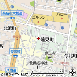 三重県桑名市蓮見町24-2周辺の地図