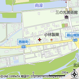 兵庫県丹波篠山市南新町324周辺の地図