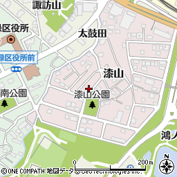 愛知県名古屋市緑区漆山1110周辺の地図
