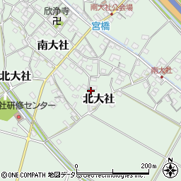 三重県員弁郡東員町南大社888周辺の地図