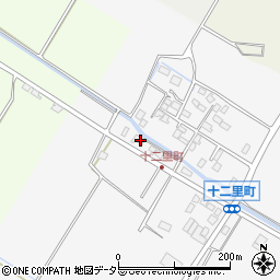 滋賀県守山市十二里町208周辺の地図