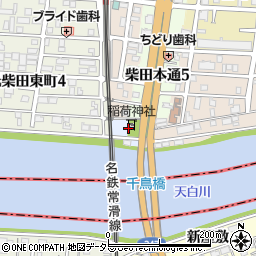 愛知県名古屋市南区鳴尾町ハノ割周辺の地図