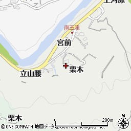 愛知県豊田市王滝町栗木45周辺の地図