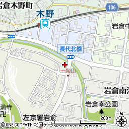 京都府京都市左京区岩倉幡枝町5010周辺の地図