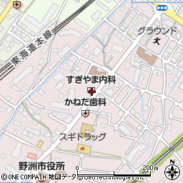 滋賀県野洲市小篠原1974周辺の地図
