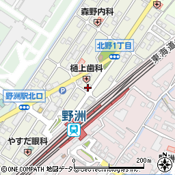 京進スクール・ワン野洲教室−個別指導周辺の地図