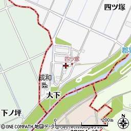 愛知県愛知郡東郷町春木四ツ塚周辺の地図