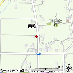 兵庫県丹波篠山市西吹281周辺の地図