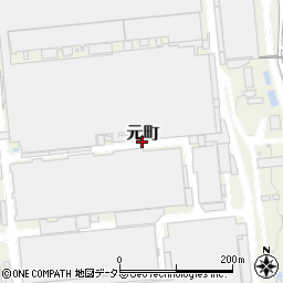 愛知県豊田市元町周辺の地図