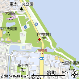 三重県桑名市住吉町周辺の地図