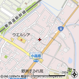 滋賀県野洲市小篠原1629周辺の地図