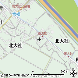 三重県員弁郡東員町南大社77周辺の地図