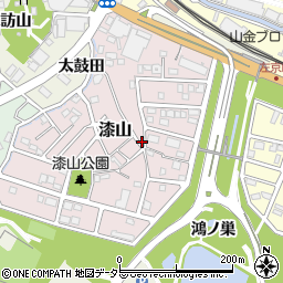 愛知県名古屋市緑区漆山214周辺の地図