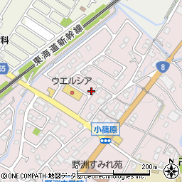 滋賀県野洲市小篠原2560周辺の地図