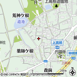 愛知県豊明市沓掛町上高根59周辺の地図