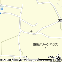 愛知県東栄町（北設楽郡）本郷周辺の地図