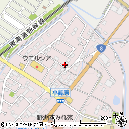 滋賀県野洲市小篠原2577周辺の地図