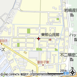 三重県木曽岬町（桑名郡）富田子周辺の地図