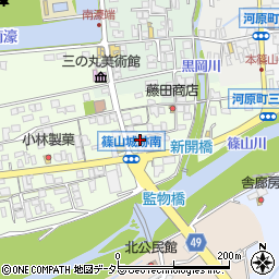 兵庫県丹波篠山市南新町193周辺の地図