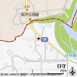 静岡県田方郡函南町日守15周辺の地図