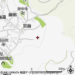 愛知県豊田市志賀町宮前周辺の地図