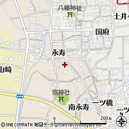京都府南丹市八木町屋賀永寿周辺の地図