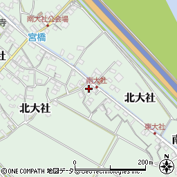 三重県員弁郡東員町南大社78周辺の地図