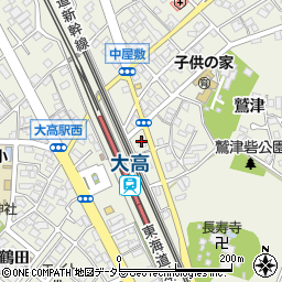 有限会社津村薬局周辺の地図