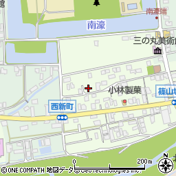 兵庫県丹波篠山市南新町45周辺の地図