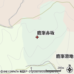 京都府京都市北区鷹峯赤坂周辺の地図