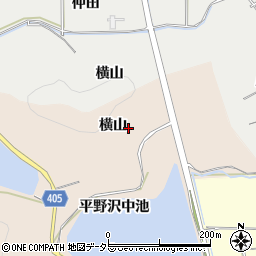 京都府亀岡市馬路町横山周辺の地図