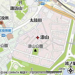 愛知県名古屋市緑区漆山1101周辺の地図