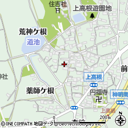 愛知県豊明市沓掛町上高根60周辺の地図