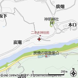 愛知県豊田市穂積町横吹周辺の地図