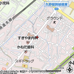 滋賀県野洲市小篠原1958周辺の地図