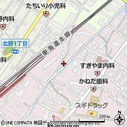 滋賀県野洲市小篠原2343周辺の地図