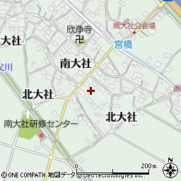 三重県員弁郡東員町南大社871-1周辺の地図