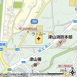 パクパク ラ ムー津山店周辺の地図