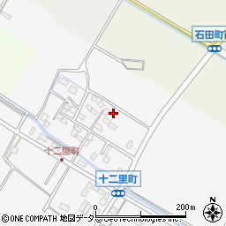 滋賀県守山市十二里町352-1周辺の地図