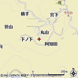 愛知県豊田市坂上町（丸山）周辺の地図