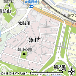 愛知県名古屋市緑区漆山219周辺の地図