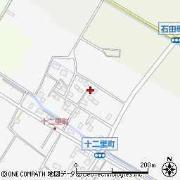 滋賀県守山市十二里町352-3周辺の地図