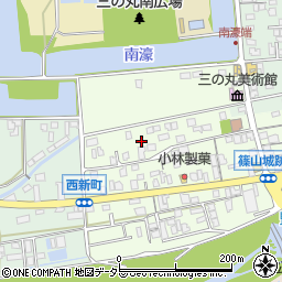 兵庫県丹波篠山市南新町40周辺の地図