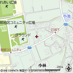 愛知県みよし市打越町九蔵釜周辺の地図