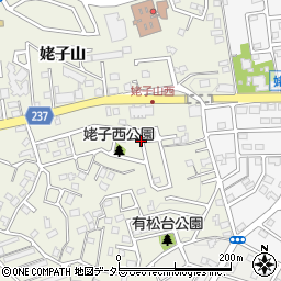 愛知県名古屋市緑区鳴海町姥子山周辺の地図