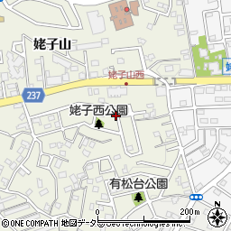 愛知県名古屋市緑区鳴海町（姥子山）周辺の地図